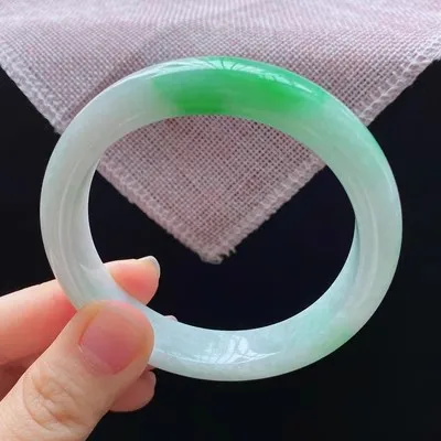 

zheru Jewelry Natural Burma Jade 54mm-62mm bracelet Exquisite Princess bracelet send girlfriend send mom