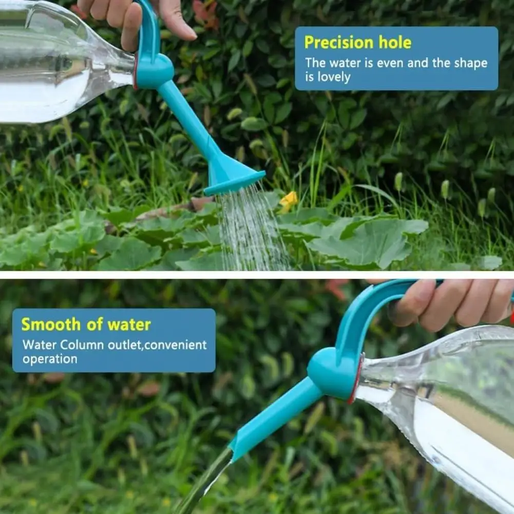 Dual-Purpose Gardening Watering Bottle with Spout and Spray功能