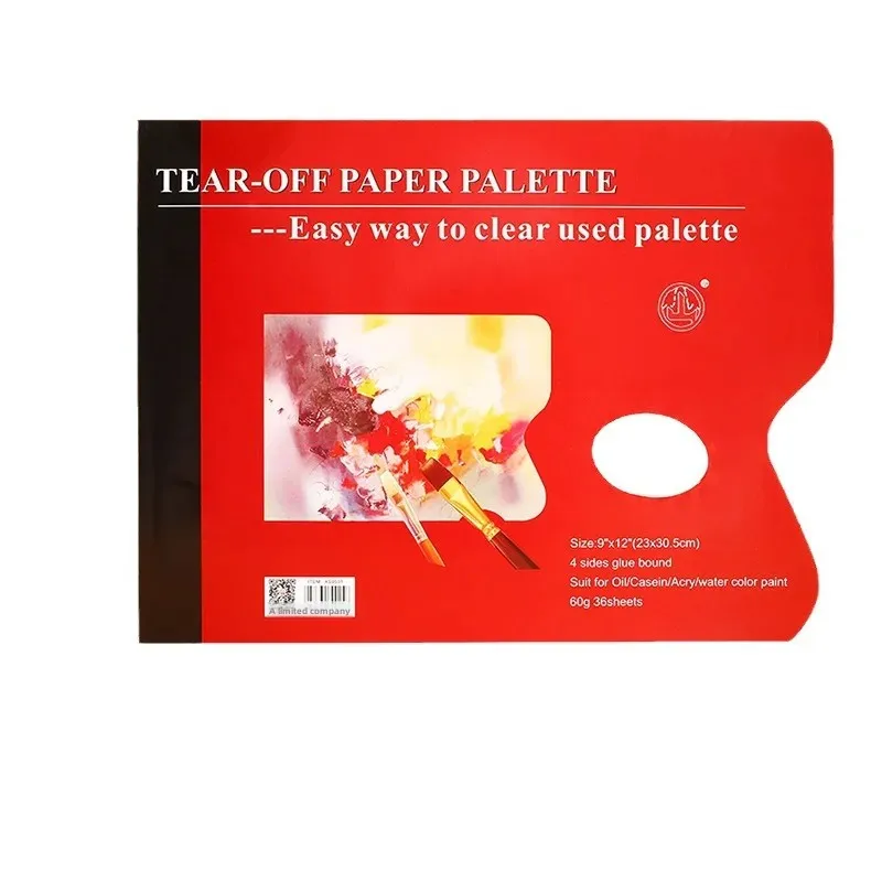 Disposable Palette Paper For Acrylic Painting Oil Based Art Papers Tearable Single Use Mixing Colors On The Go Art Supplies