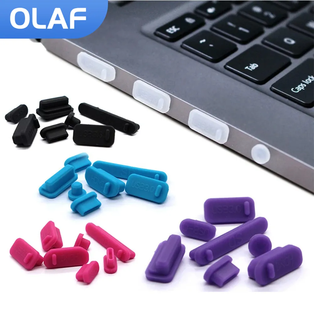 Olaf Universal Anti Dust Plug Cover Stopper Laptop Type C dust plug Notebook Computer Charging Port USB C Dust Plug Caps BEST SELLERS