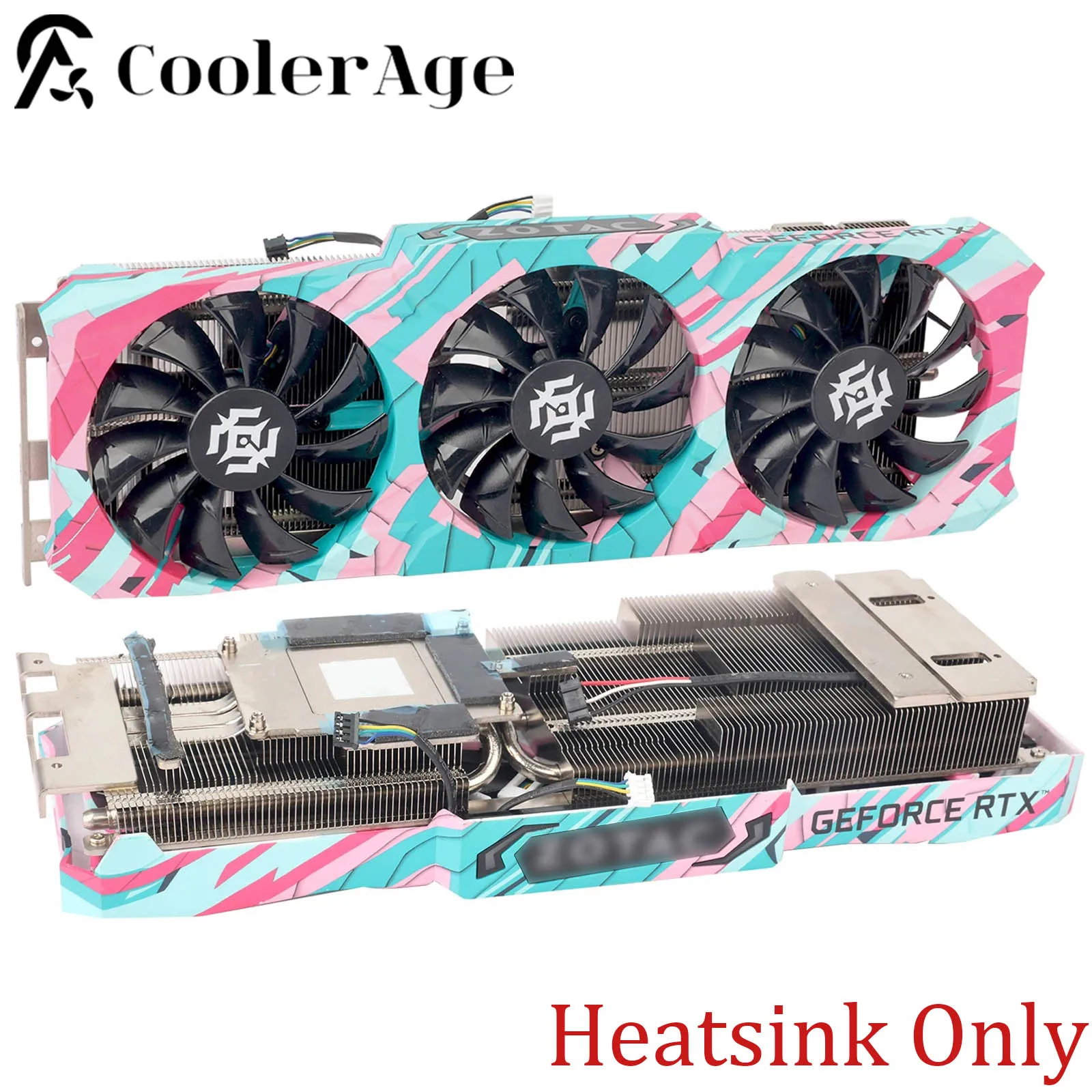 

Оригинальный радиатор видеокарты RTX3060Ti для ZOTAC GeForce RTX 3060 Ti Gaiming, сменный радиатор графической карты GPU