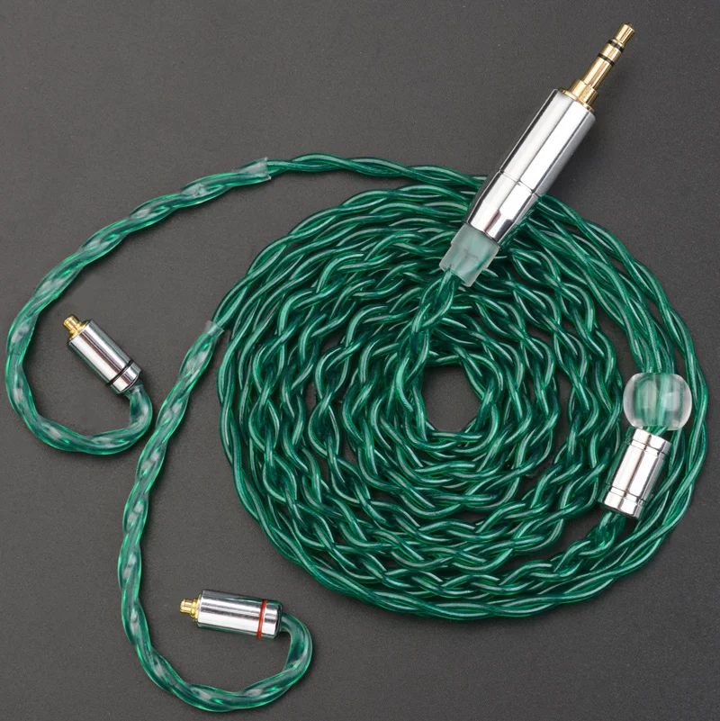 Nicehck greenゼリー-ハイブリッドイヤホンアップグレードケーブル  