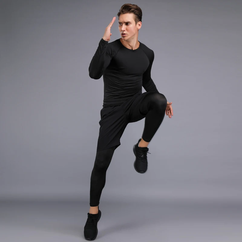 Men's Sports Compression Clothing  Men's Compression Clothing 4xl - Dry  Men's - Aliexpress