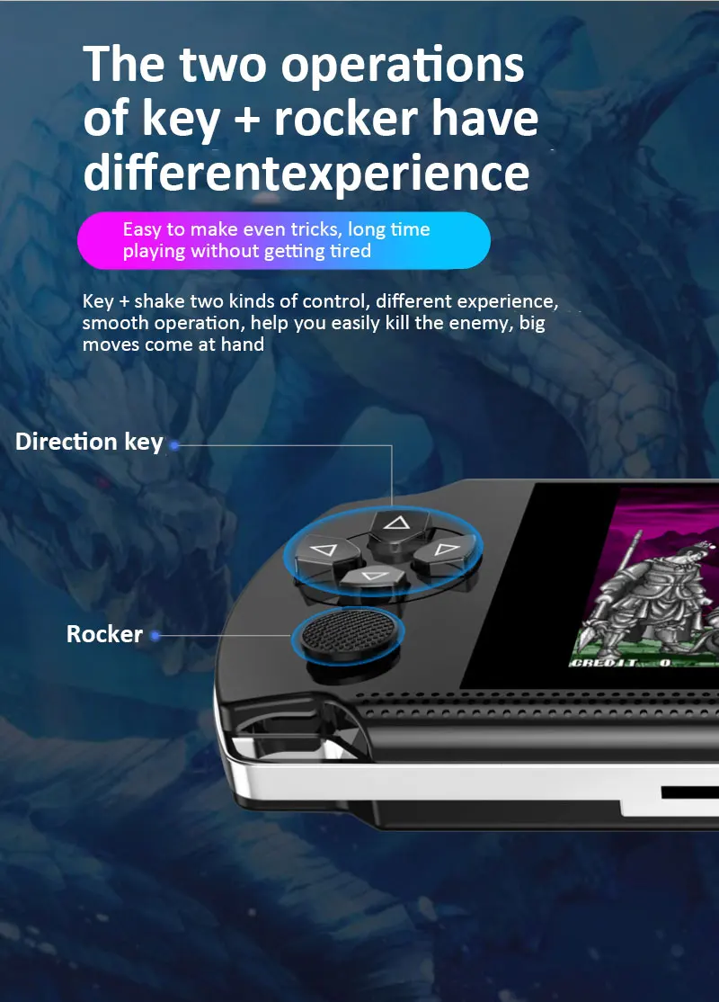 Video Game Console Player Handheld Gaming Portable Portatil Mini Arcade Videogames Electronic Machine Retrogame Play Vidio 2022