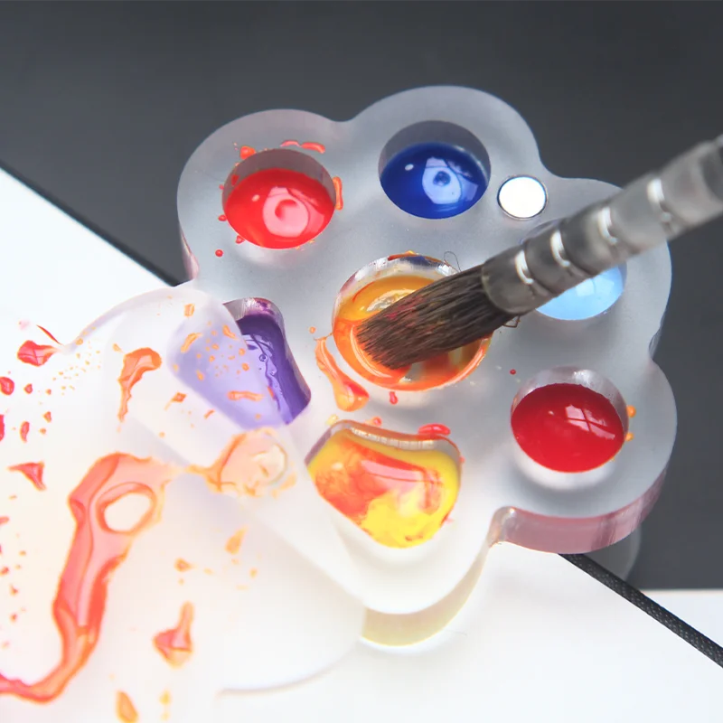 

Творческая мини-палитра пигментов Кошачий коготь акриловая ручная аккаунтная Акварельная книга с зажимом упаковочная коробка для пигмента товары для путешествий