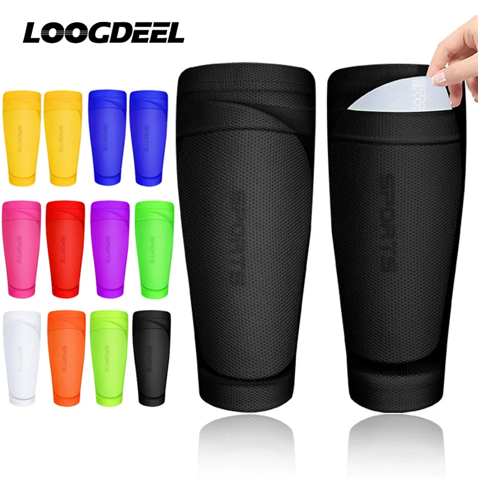 Shin Guard Pads Sports Safety Breathable Football Instep Socks Nylon Leg Guard Boys Men