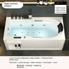 Acrylic Tub Home Bathroom Surf Massage Adult Bathtub Small Apartment Independent Constant Temperature Portable Tubs For Bathing 6