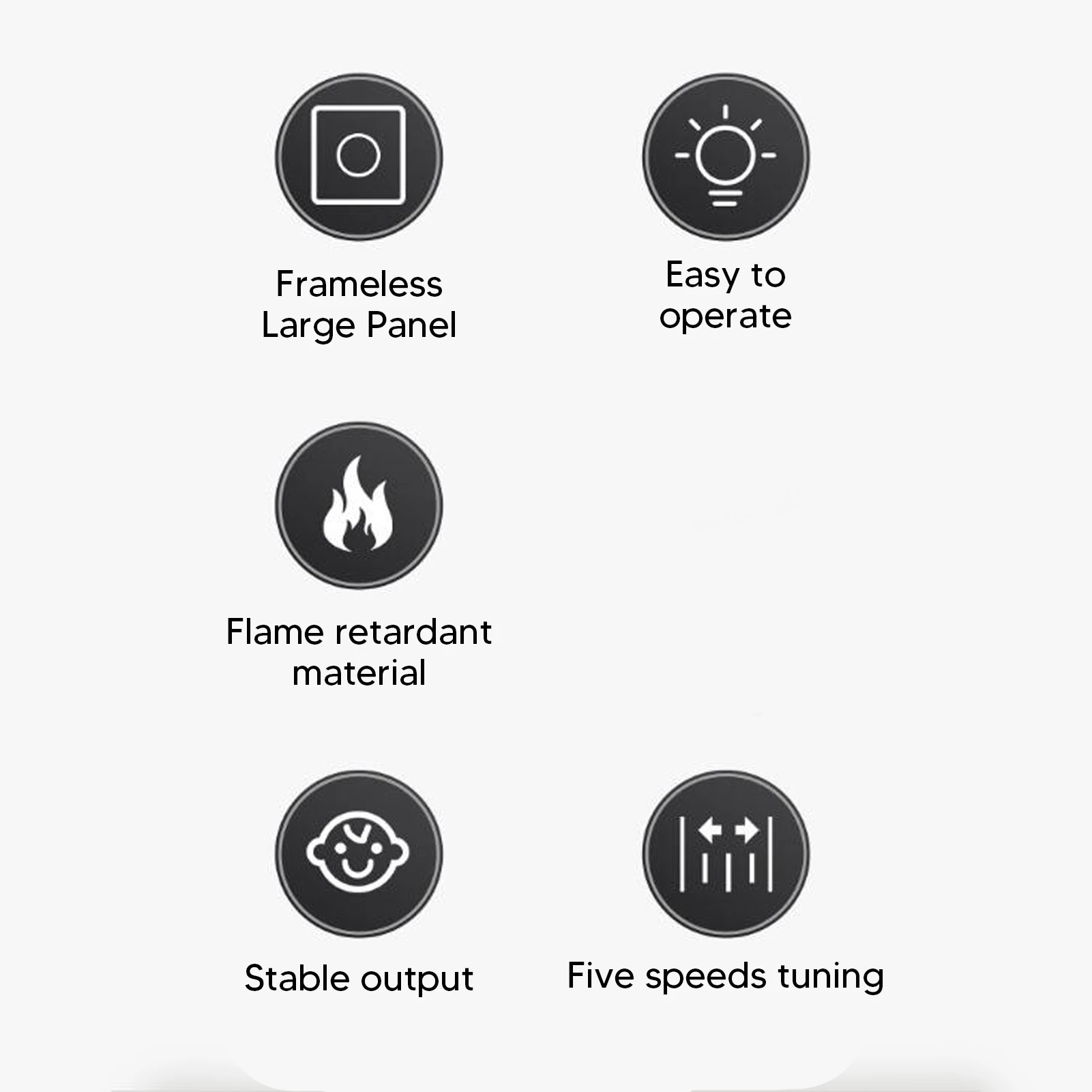 Wall Volume Control 50W Volume Control Professional Safety 5 Gears Tuning Knob Volume Controller for Home Speakers