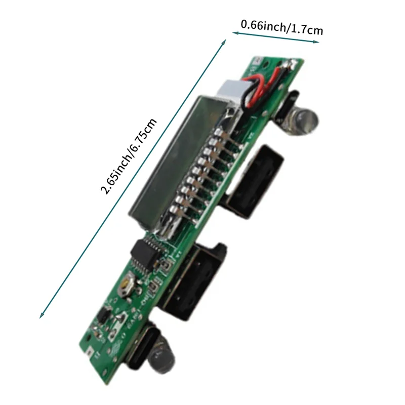 HOT Lithium Battery Charger Board LED Dual USB 5V 2.4A Circuit Board Micro/Type-C USB Power Bank 18650 Charging Module