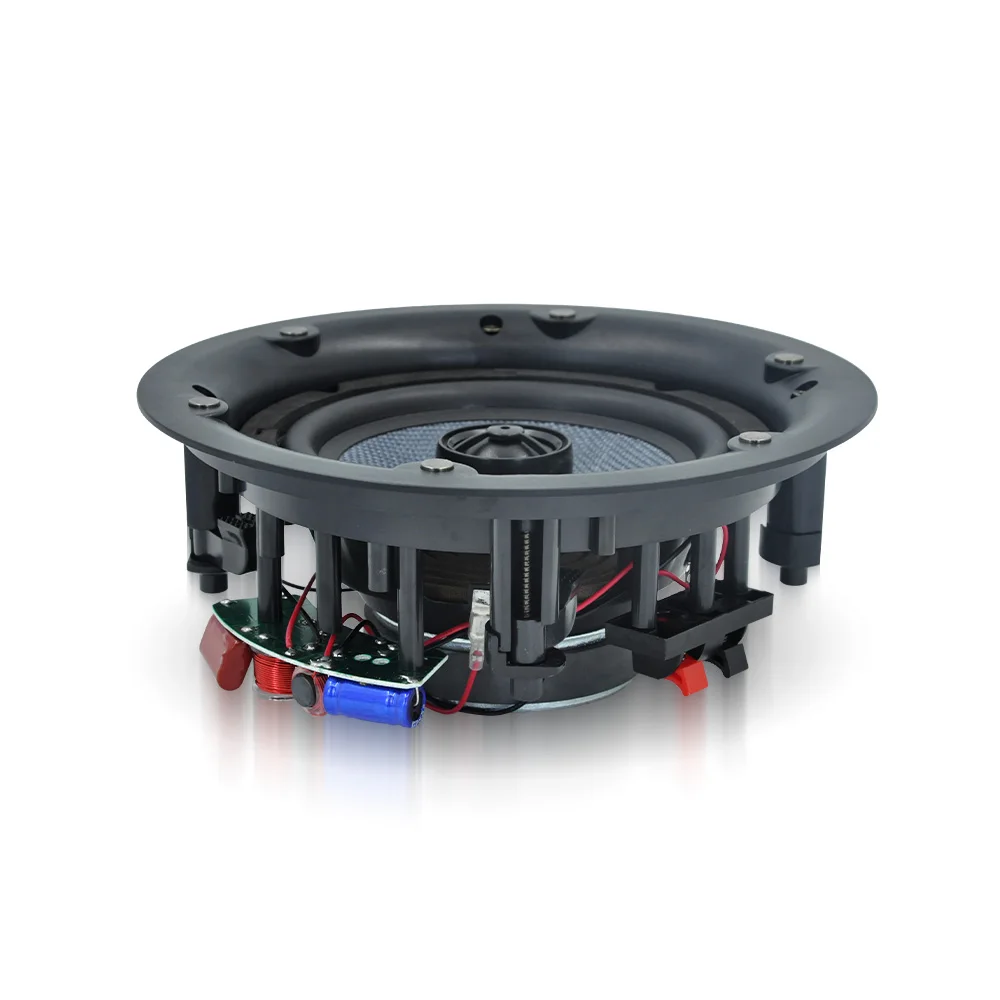 Coaxial Ceiling Speaker 6.5 inch Stereo Loudspeaker Home Theater Sound System Powerful 40W Public Address for Residential Hotel