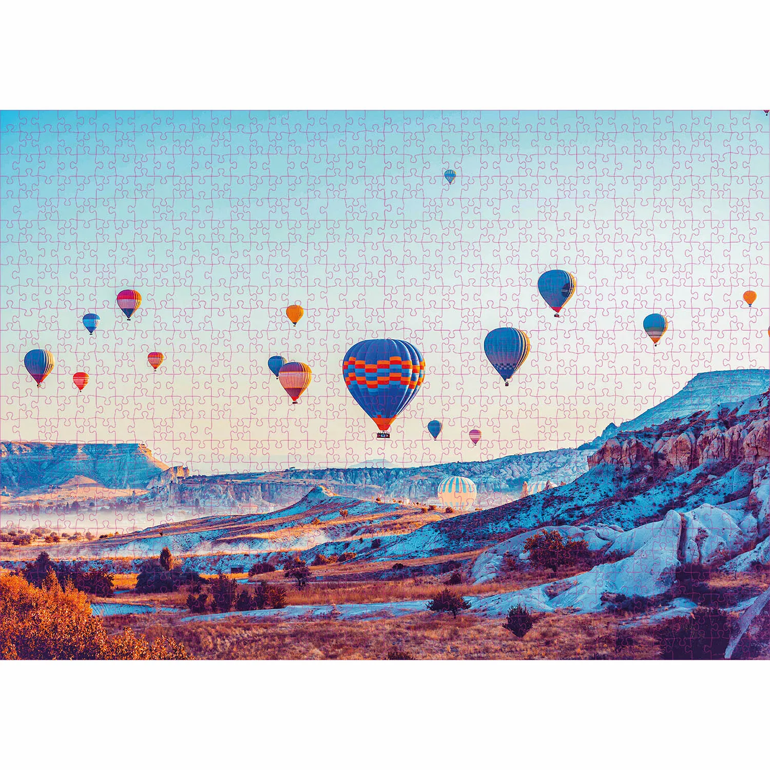 1000 Pieces Cappadocia Jigsaw Puzzle Home Decor Adults Puzzle Games Family Fun Floor Puzzles Educational Toys for Kids 3