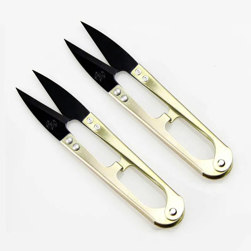 U Style Sewing Scissors Clippers Embroidery Thrum Yarn Scissors Cutter Trimming Scissor Tool Nippers Hand Tool U Scissors 3
