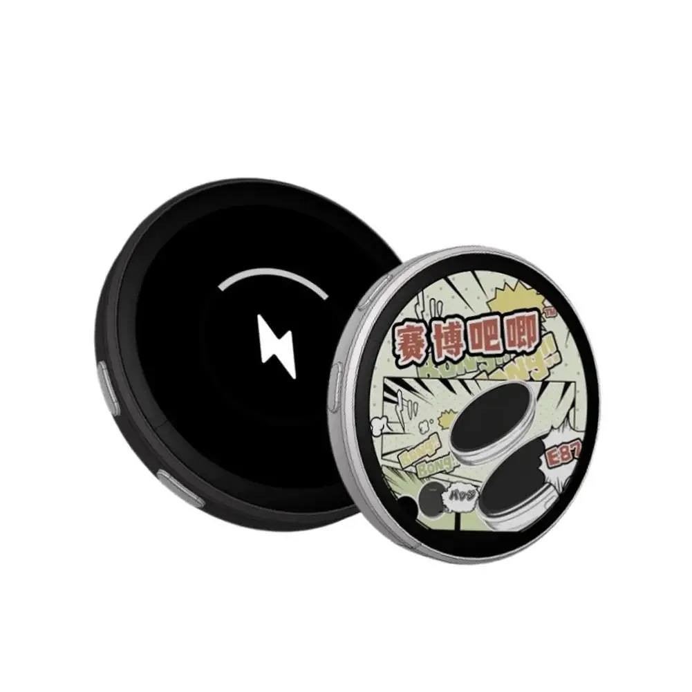 Anime E-Badge Display Pin Dynamic Electronic Badge Anime Merchandise Digital Display Badge Dynamic Gift For Otaku Fans Friends