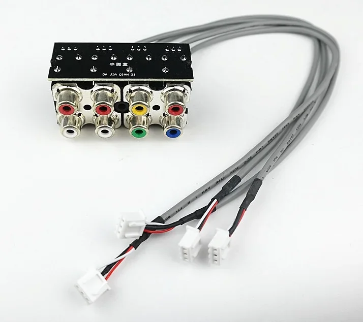 Preamplifier 3-Way Stereo Audio Source Switching Board Audio Signal Switcher 8-Hole Lotus Socket NEW audio switching module