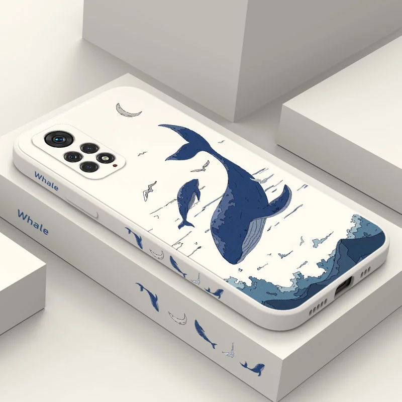 Fantasy Whale Design Phone Case Cover