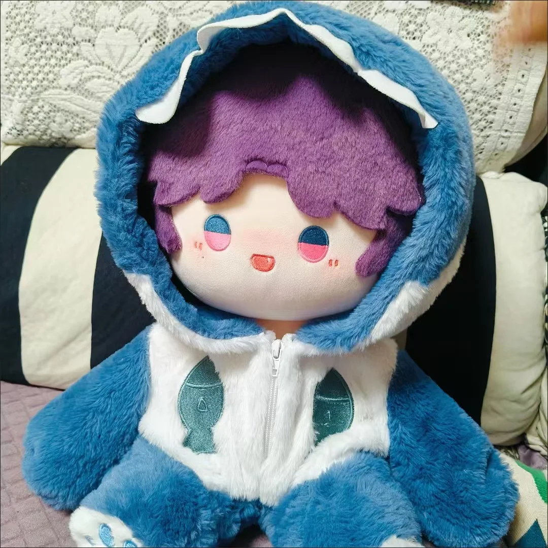 Game Love and Deepspace Shark costume 40cm sitting position doll clothes cotton doll cute plush replacement clothing accessories