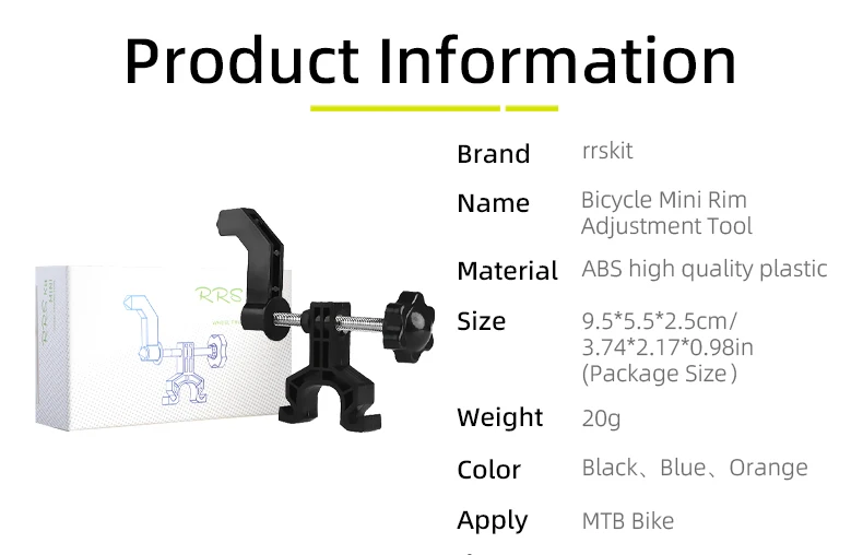 Description Picture 5 of itemRrskit Mini Bicycle Wheel Truing Stand Bike Rims Adjustment Tools MTB Bike Wheel Repair Tools Cycling Accessories