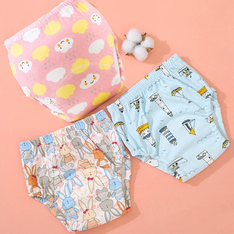 Cloth Diapers Waterproof Diapers Baby Training Pants 6 Layer Reusable Cotton Infant Shorts Underwear