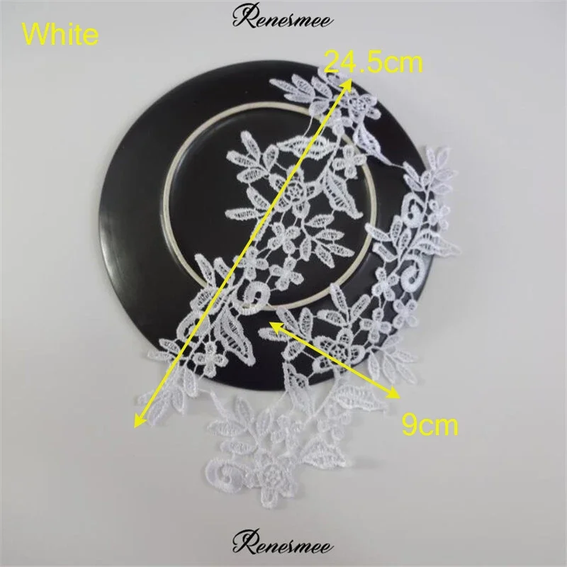 Vibrant Lace Applique Flower Sewing Trims