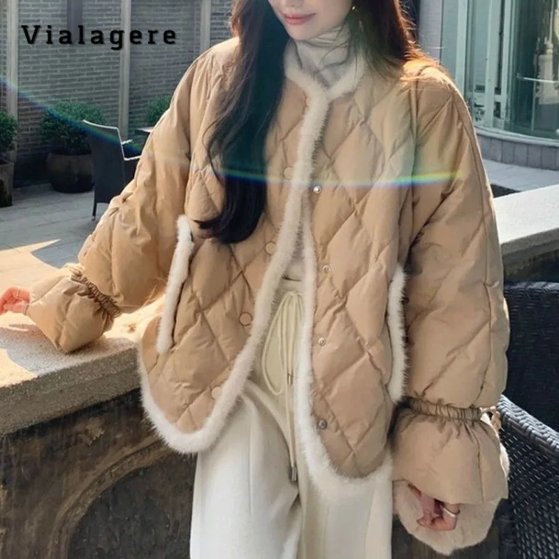

Women Casual Sweet Long Sleeve Single Breasted Parkas 2023 Winter Plaid Y2K Retro Outerwear Jacket Fashion Warm Patchwork Coat