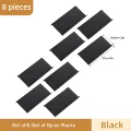 8 pieces black rack
