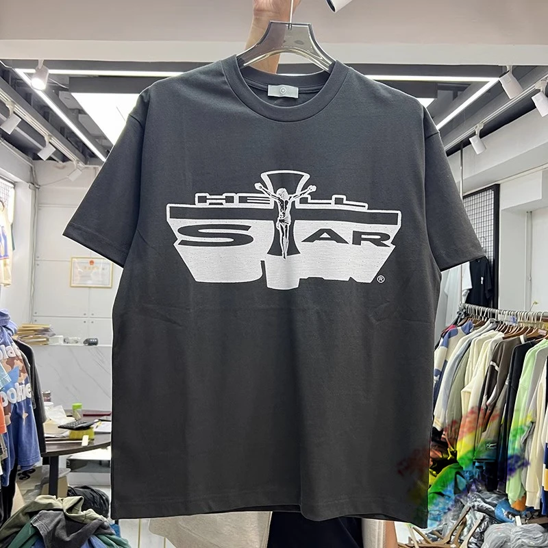 

Washed Hellstar T-shirt Men Women Best Quality Jesus Cross T Shirt Tee Tops