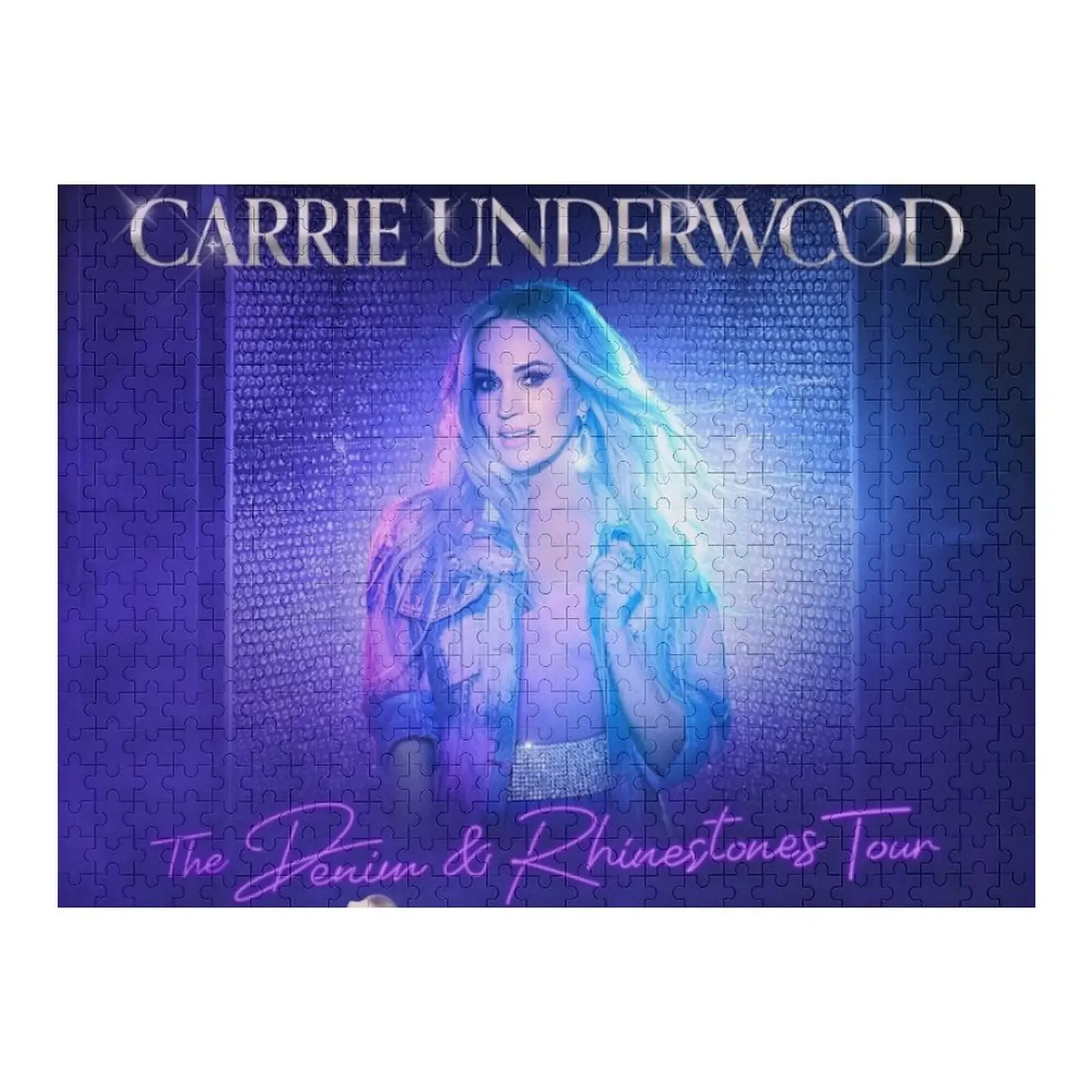 the experience Carrie Underwuud & Denim and Rhinestones carri002 Jigsaw Puzzle Baby Toy Puzzle