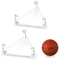 Acrylic Basketball Display Rack Rugby Ball Storage Rack Ball Holder Volleyball Stand Sports Equipment Display Rack 2