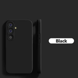 Sleek Soft Liquid Silicone Phone Case - Elegant and Durable - A25 5G Global (Black)