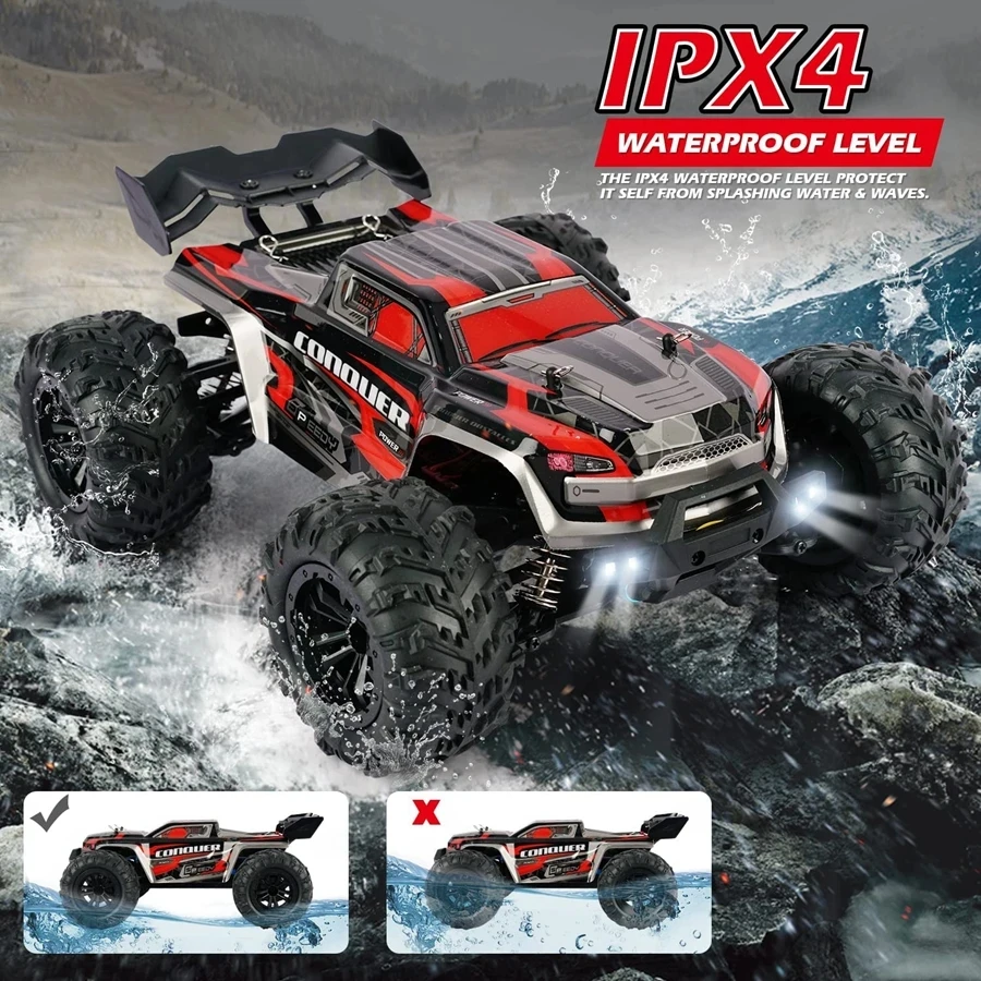 4WD RC Car 4x4 Off Road Drift Racing Cars 50/ 80KM/h Super Brushless High Speed Waterproof Truck Remote Control Toy Kids Adults 5