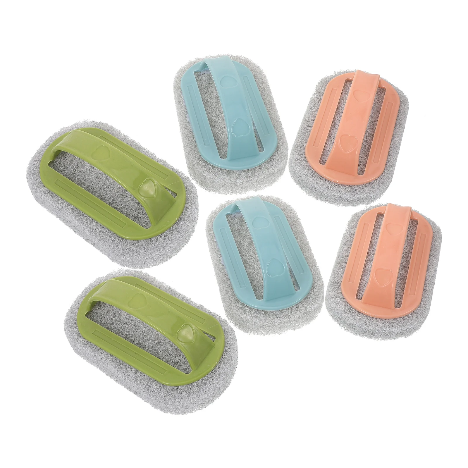 

6 Pcs Screen Cleaning Scrub Brush Printing Cleaner Tool Scrub Pad Ink Remover Bath Supplies
