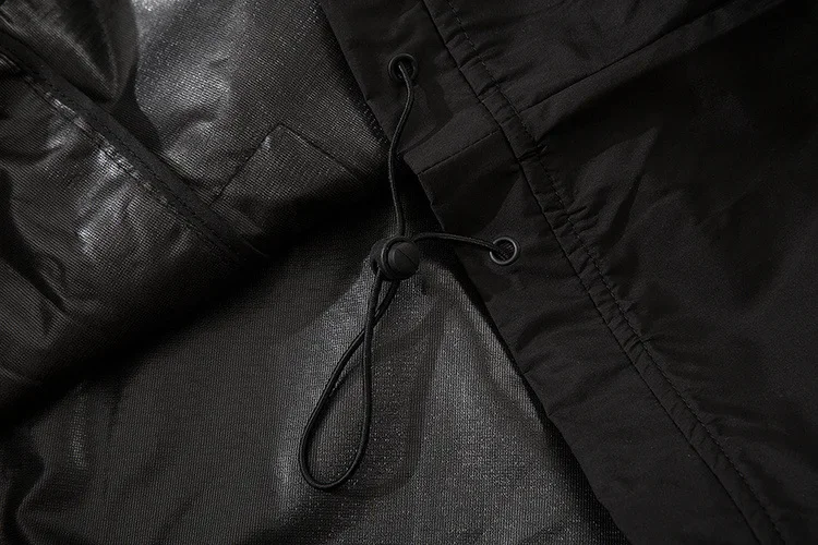 Spring Autumn Cargo Jacket Men Multi-pockets Tactical Functional Hooded Jacket Waterproof Windbreaker Outdoor Coats for Men_voghion.com