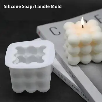 Christmas Candles Mould Handmade DIY Candles Mould Wax Plaster Candle 3D Silicone Soap Mold Scented Aromatic Candles Home Decor 2