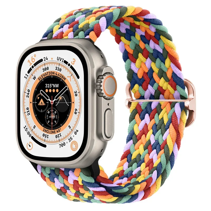 Braided Solo Loop Elastic Nylon Bracelet