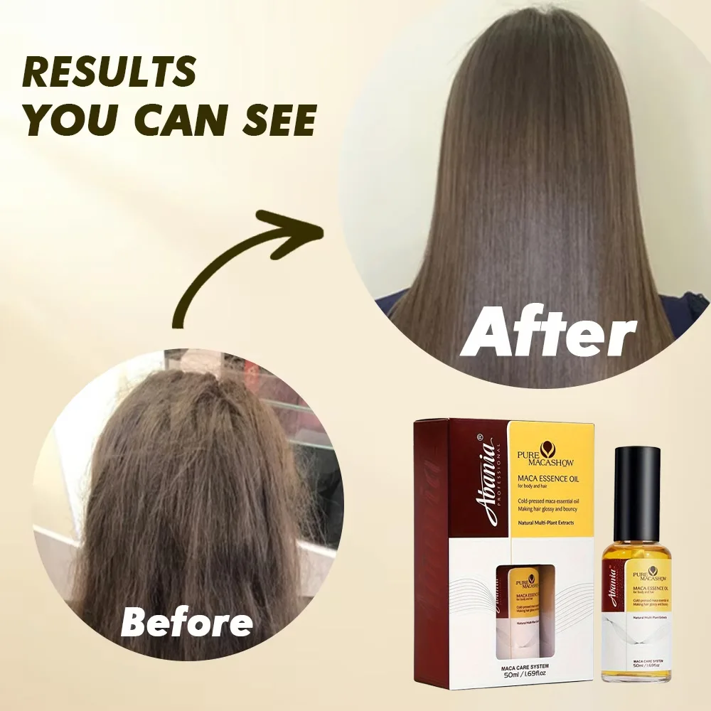 Abania Collagen & Cold-Pressed Argan Oil Hair Duo: Deep Repair Mask + Weightless Serum for Dry/Damaged Hair, 200ml & 50ml