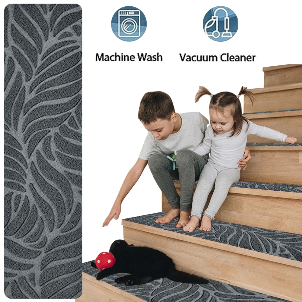 Non Slip Self Adhesive Carpet Stair Mats for Indoor Stairs