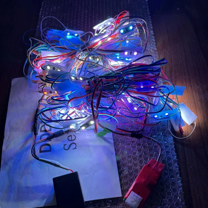 LEDs for 16 square trilobite  Line Laundry Pendant Soft Inflatable flying night show kite but not including with the kite 3