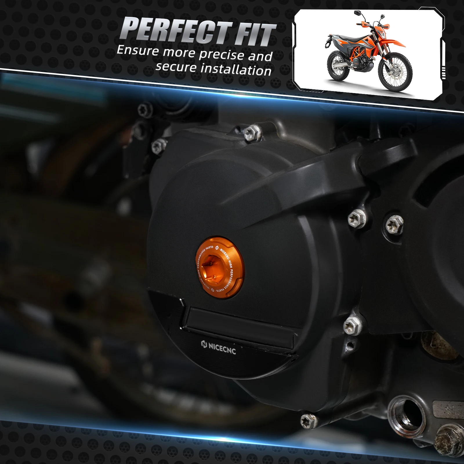 Generatorabdeckung, Gewindestopfen, Zündungsabdeckung, für KTM 1290 Super Adventure/R/S/T 2015–2023, 790/890 Adventure/R 690 Supermoto – Detail 7