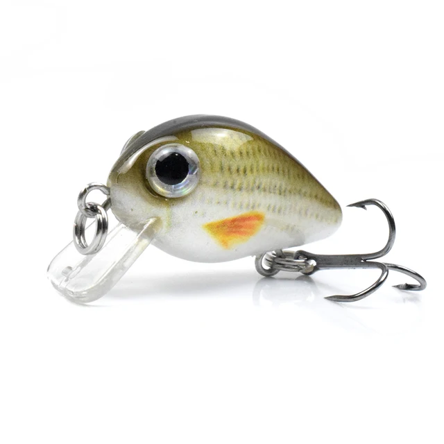 CCLTBA  Hot Sale Mini Crankbait Wobblers Floating Hard Artificial Baits Minnow for Bass Pesca Carp Perch Fishing Lures Tackle CC28-03