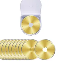 360 Digitizing Shop 45mm Titanium Coated SK5 Rotary Cutter Blades - 10 Pack for Quilting & Fabric