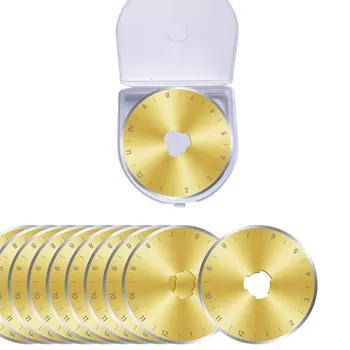 Titanium Coated 45mm Rotary Cutter Blades 1