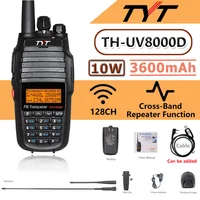 TYT TH-UV8000D High Power 10W Dual Band Handheld Transceiver 10KM Amateur Two Way Radio Cross-band Repeater Function FM Radio 1
