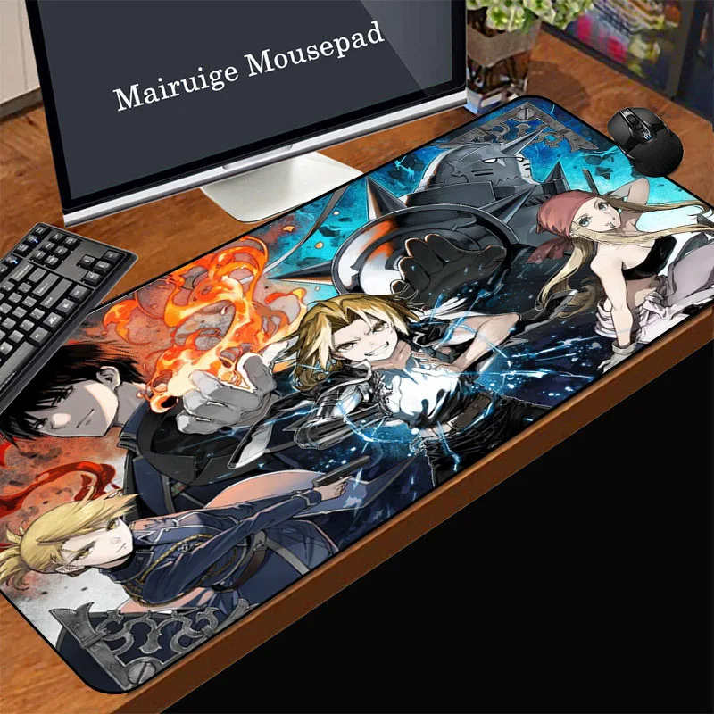 

Mouse Mat Pc Decoration Fullmetal Alchemist Gaming Laptops Computer Desktop Accessories Mousepad Table Mat Notebooks for Games