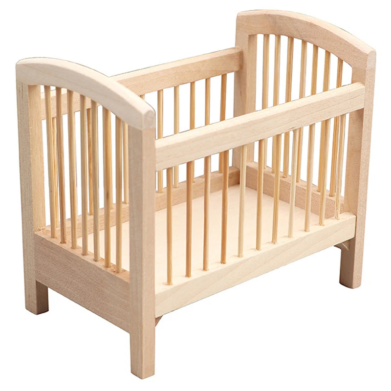 

1:12 Кукольный домик детская комната деревянная кровать кукольный домик миниатюрная деревянная кровать с выдвижным ящиком модель мебели для спальни