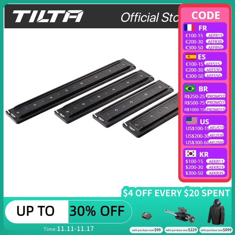 

TILTA 10 "легкая пластина для Ласточкина хвоста/12" /14 "/18" /24 "стандарт Arri пластина для Ласточкина хвоста