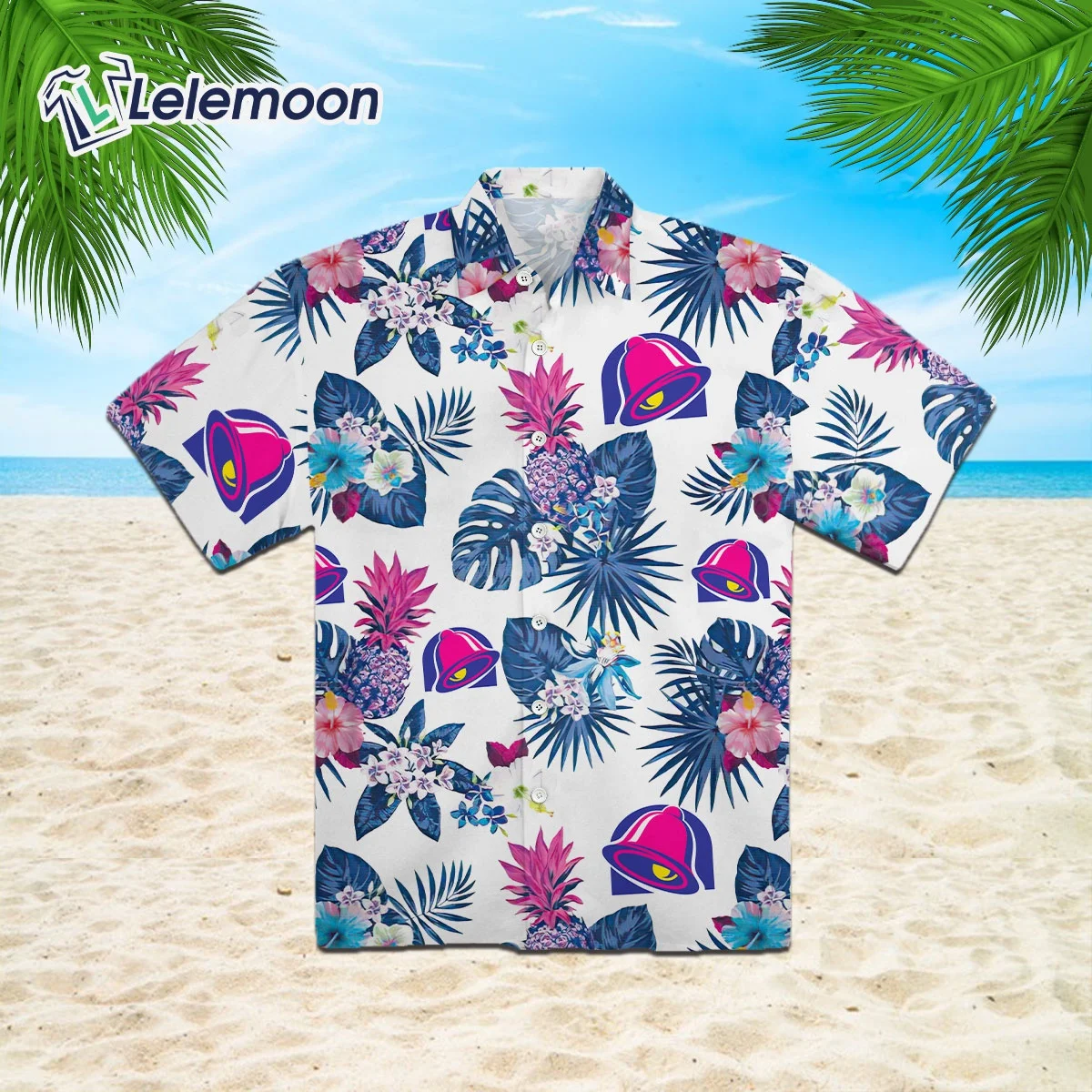 Hawaiian Shirts for Men Funny Print Jesus Shirts Cosplay Summer Beach Casual Button Up Hawaii