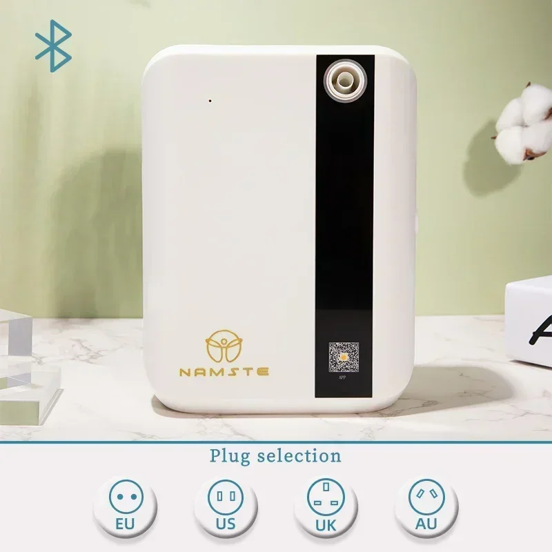 thumbnail image 1 of Difusor de aroma eléctrico con Bluetooth de 1500 m³ para el hogar, aceites esenciales, ambientador, capacidad de 500 ml, aromatizante para HVAC, 1 of 5