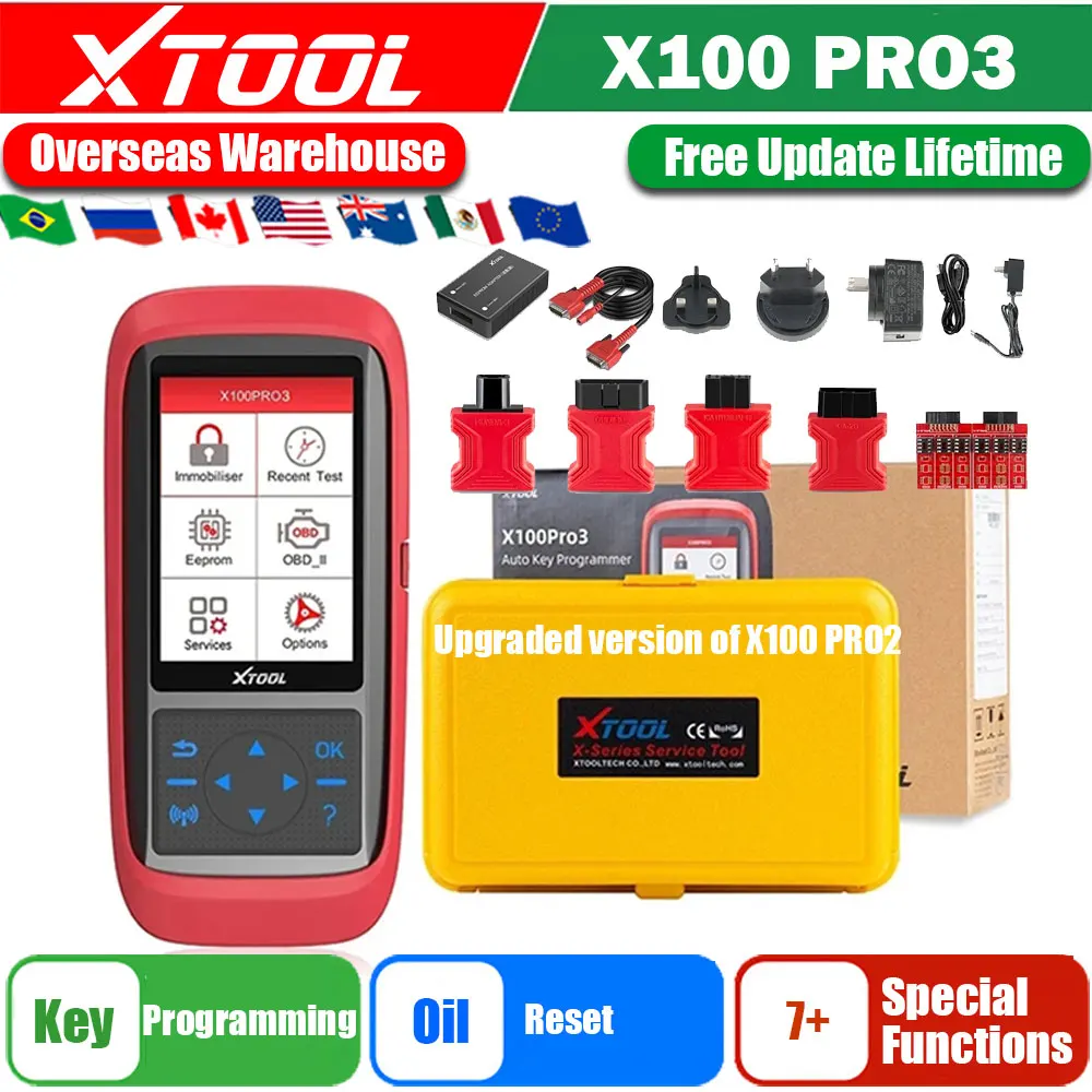 Xtool X100 Pro3 Pro2 Programmatore Di Chiavi Automatiche Obd2 Strumento Diagnostico Per Lettore Di Codici Per Auto 7 Funzione Speciale Aggiornamento G