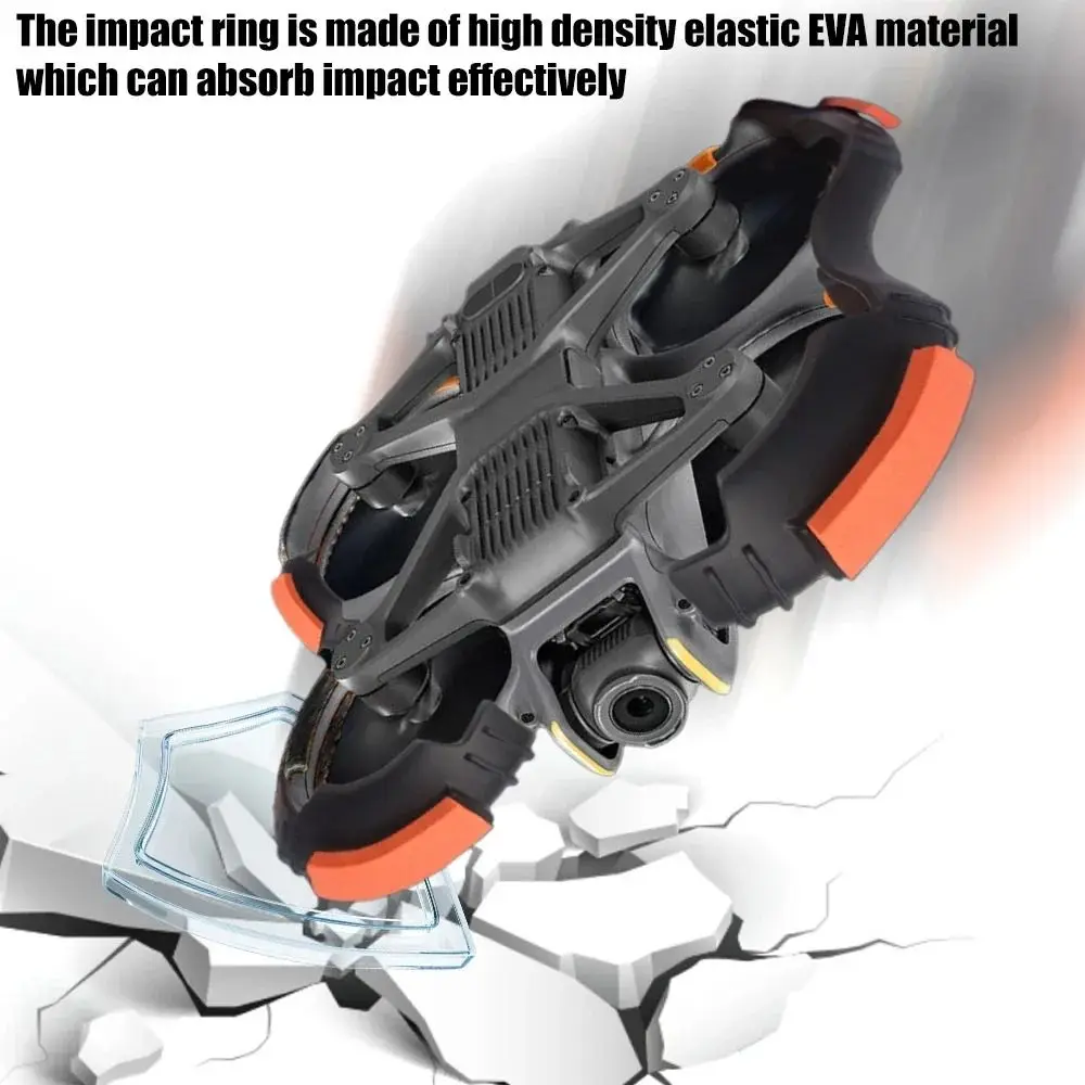 1 Pair Shockproof Drone Propeller Cover Anti-collision Protector Protection Ring Safety Guard Lightweight Bumper For DJI Avata 2
