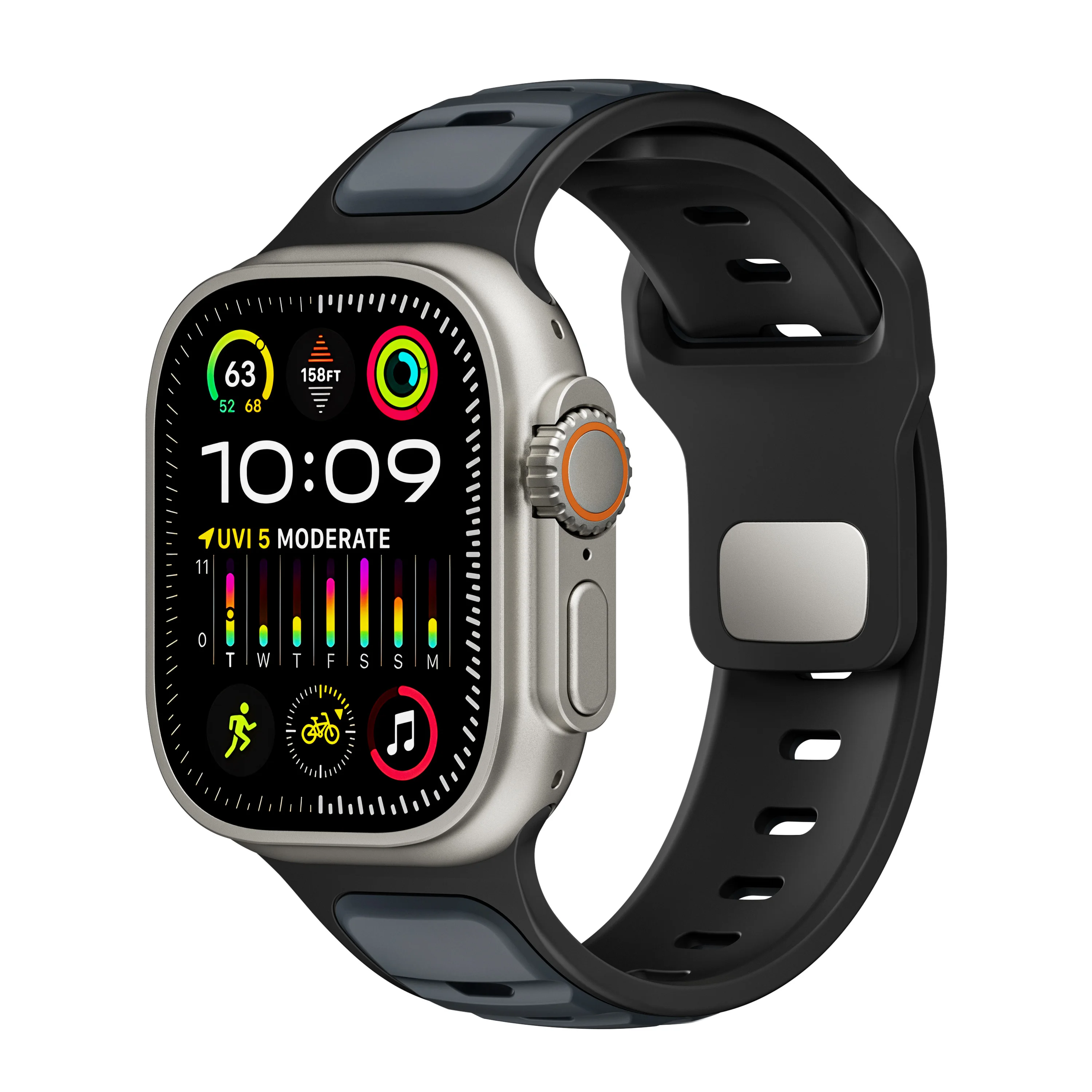 Silicone Sport Band Strap for iWatch - Multi-Size Correa Bracelet